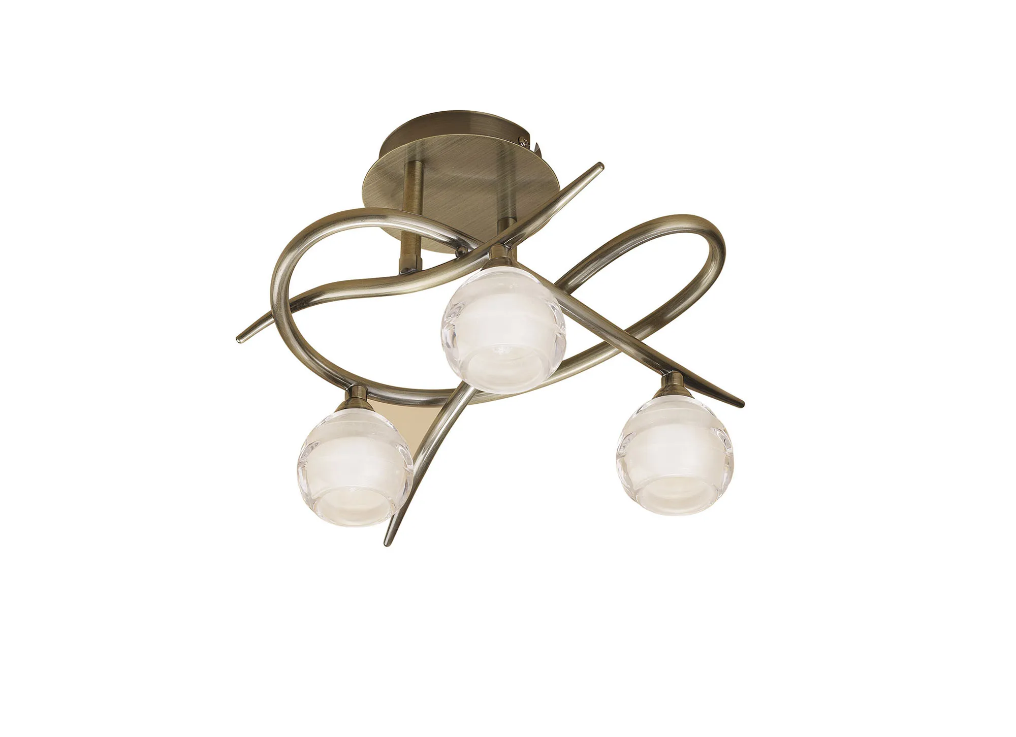 Loop AB Ceiling Lights Mantra Semi Flush Fittings Loop AB Ceiling Lights Mantra Semi Flush Fittings